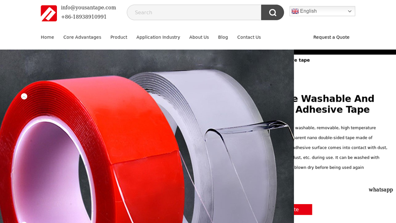 Nano Tape Washable and traceless adhesive tape Washable nano tape