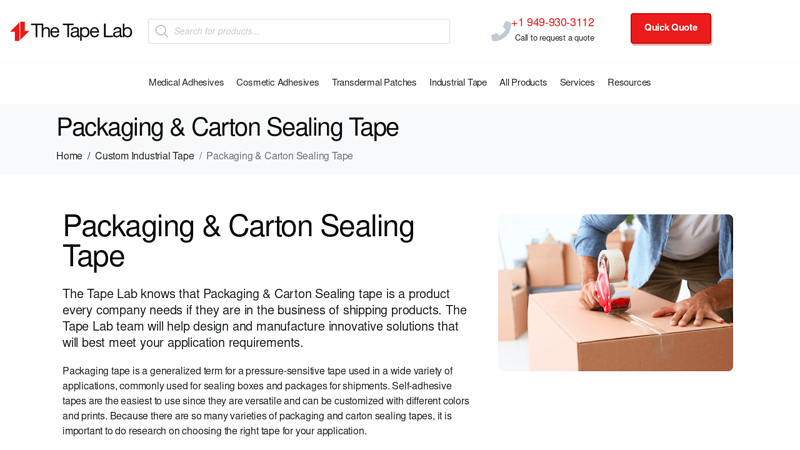 Packaging & Carton Sealing Tape Industrial carton sealing tape