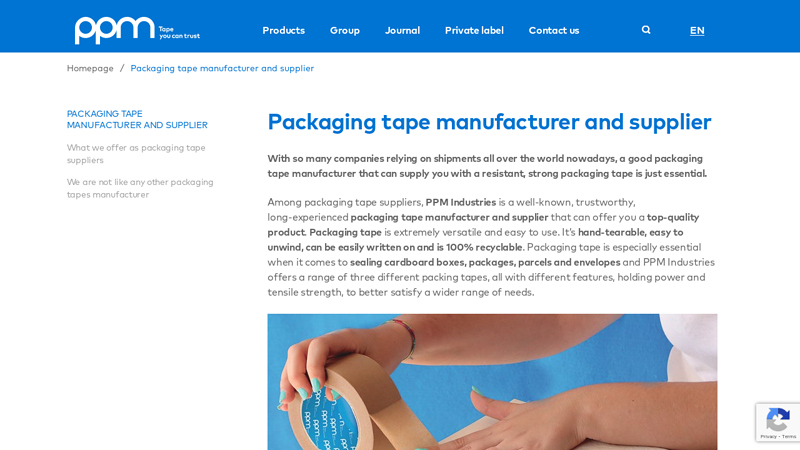 Packaging tape manufacturer HVAC Repair Tape