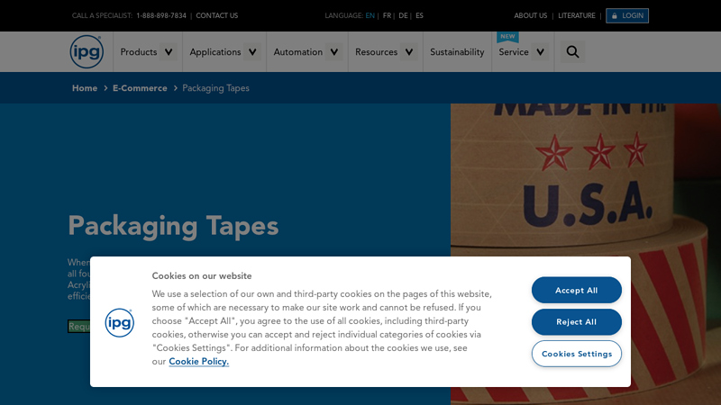 Packaging Tapes Low noise box sealing tape