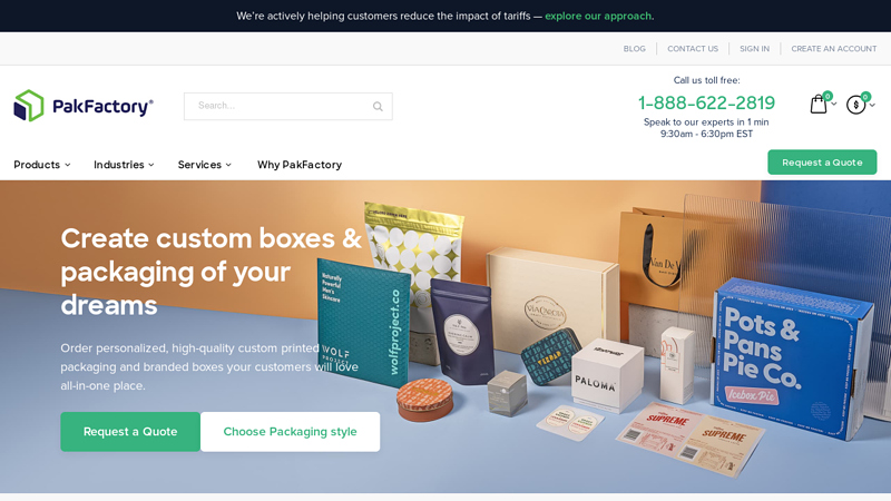 PakFactory® Super transparent shipping tape