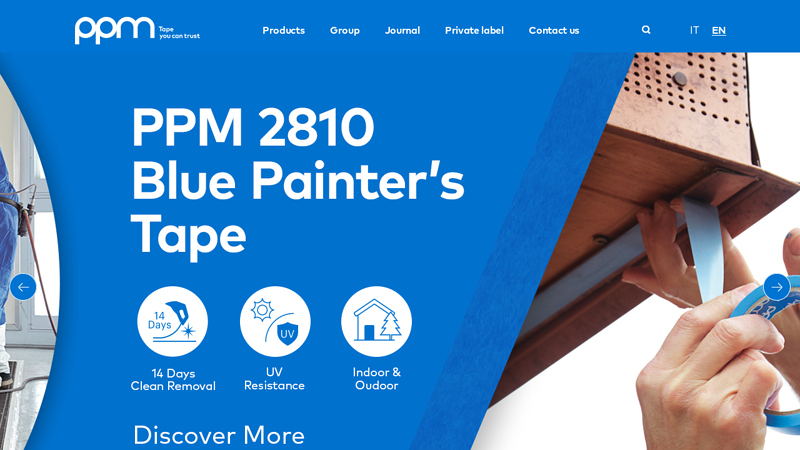 PPM Industries Low noise industrial tape