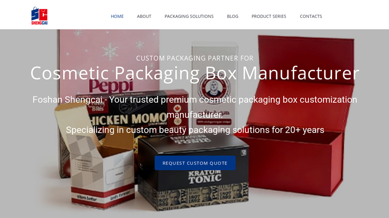 Premium Cosmetic Packaging Box Customization Manufacturer Premium transparent packaging tape