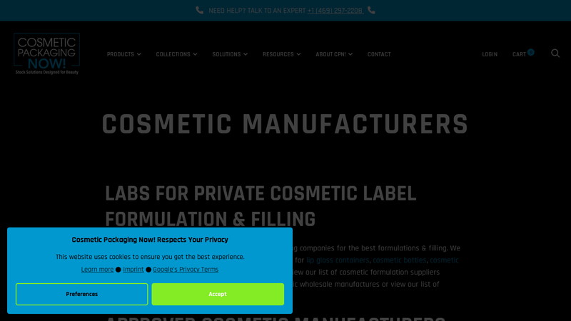 Private Label Cosmetic Manufacturer Contacts HVAC Repair Tape