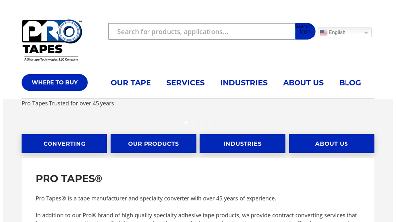 Pro Tapes® Low noise tape for packaging