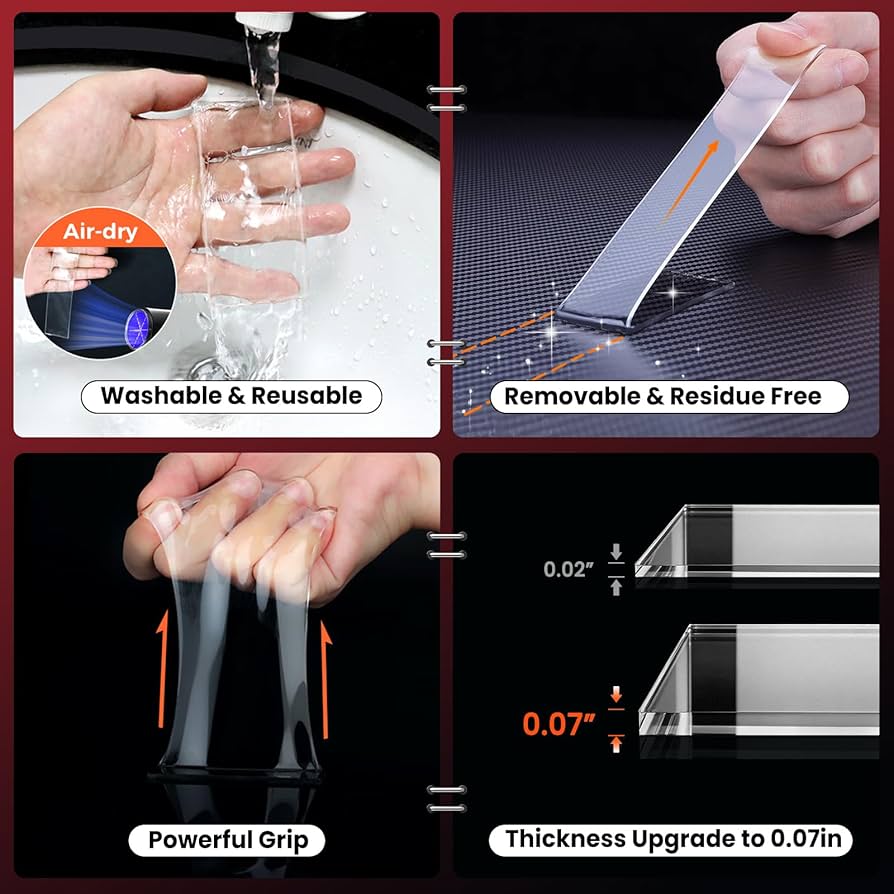 A stock image illustrating Removable nano tape concepts