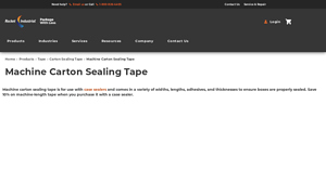 Rocket Industrial - Machine Carton Sealing Tape