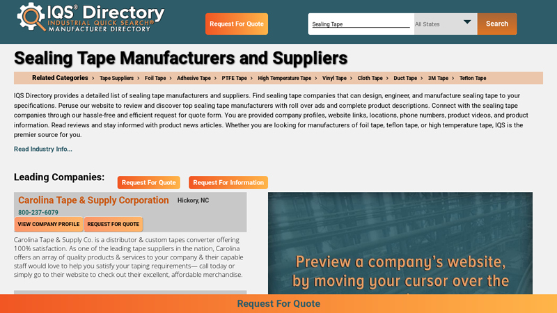 Sealing Tape Manufacturers Suppliers Low noise carton sealing tape