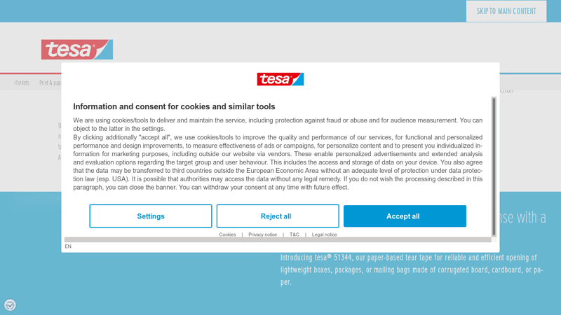 Secure your packaging with quality tear tapes Easy tear masking tape