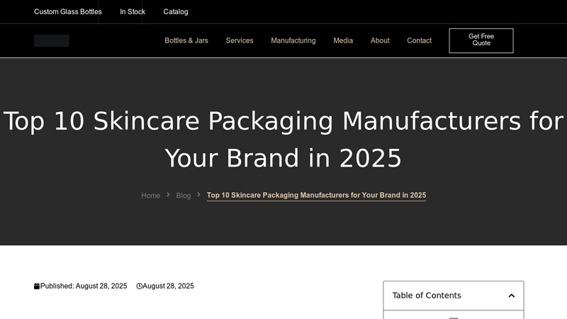 Skincare Packaging Manufacturers for Your Brand in 2025 Black cloth tape