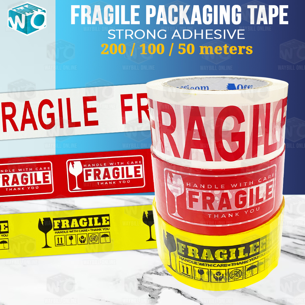A stock image illustrating Strong fragile tape concepts