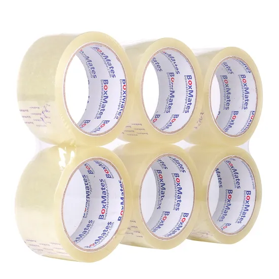 A stock image illustrating Super transparent adhesive packing tape concepts