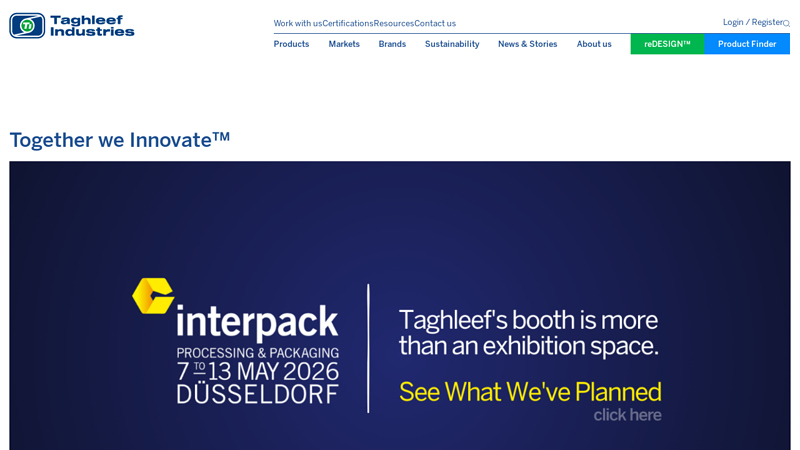 Taghleef Industries High transparency adhesive tape