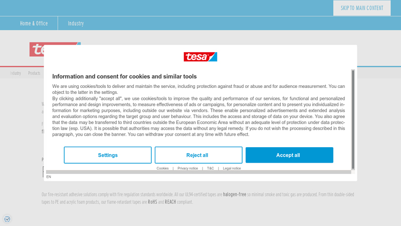 Tame the blaze: Flame retardant tapes Fire Resistant Foil Tape