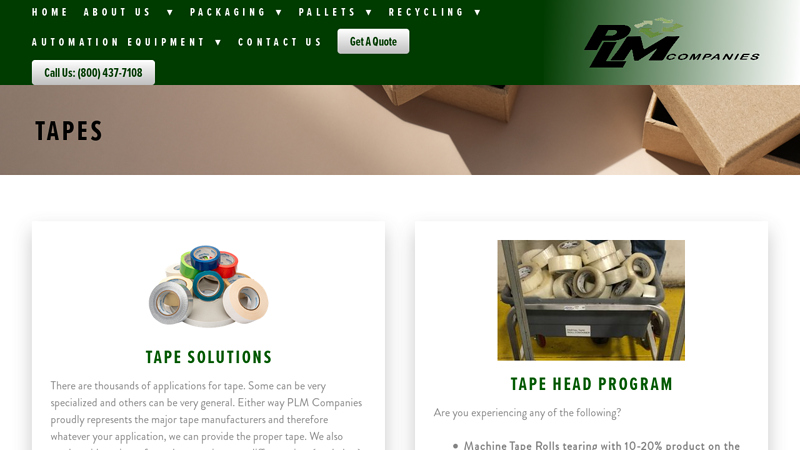 Tape Solutions - PLM Companies General purpose masking tape