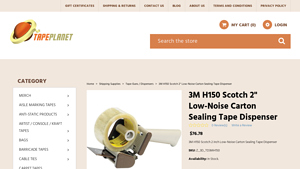 Scotch - 2 Low Noise Tape Dispenser H150