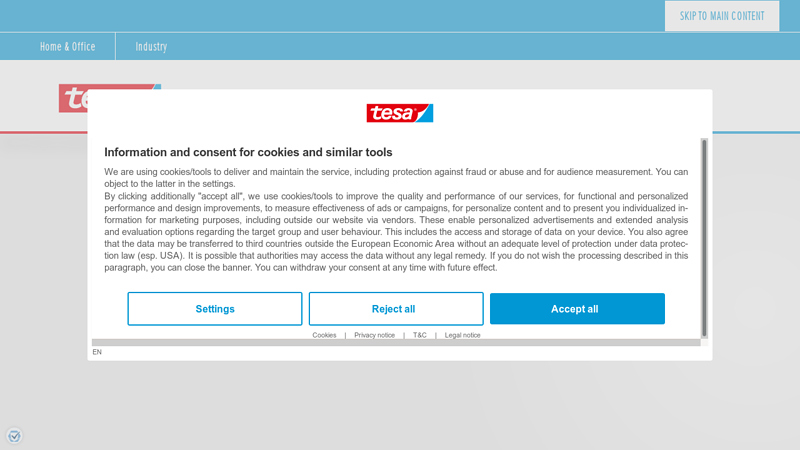 tesa – global manufacturer of tapes and self Duct Insulation Tape