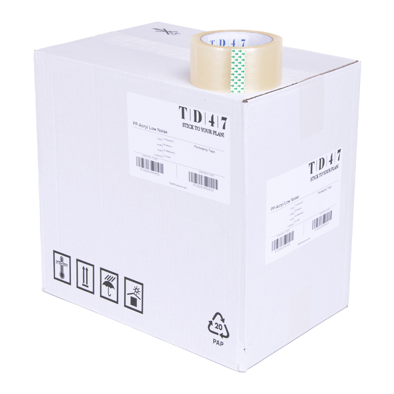 Transparent low noise tape specifications