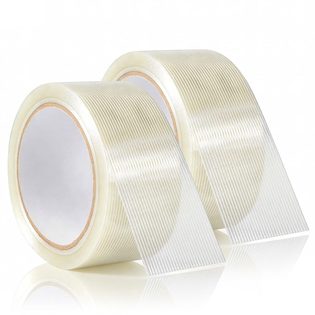 A stock image illustrating Transparent packing tape for shipping concepts