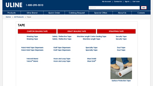 Uline - Tape Products