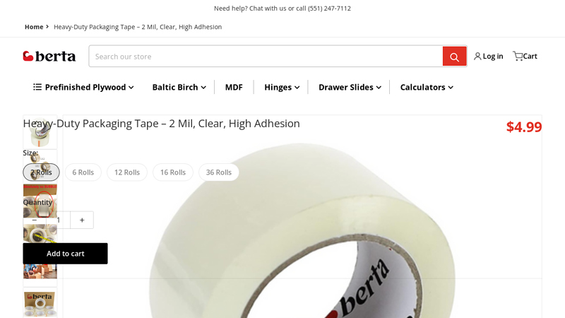 Ultra Ultra clear box tape