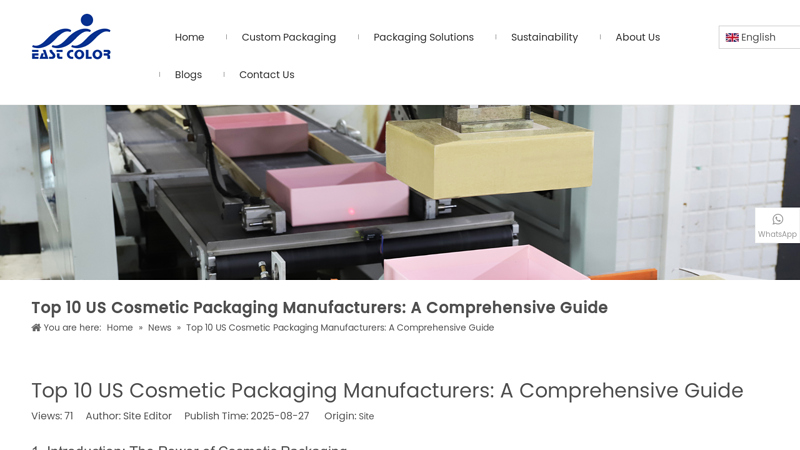 US Cosmetic Packaging Manufacturers Ultra clear box tape