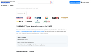 HVAC Tape Manufacturers - HVAC & Mechanical Insulation Tapes