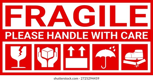 Warning fragile tape specifications