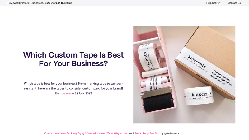 Which Custom Tape Is  For Your Business? Printed fragile tape
