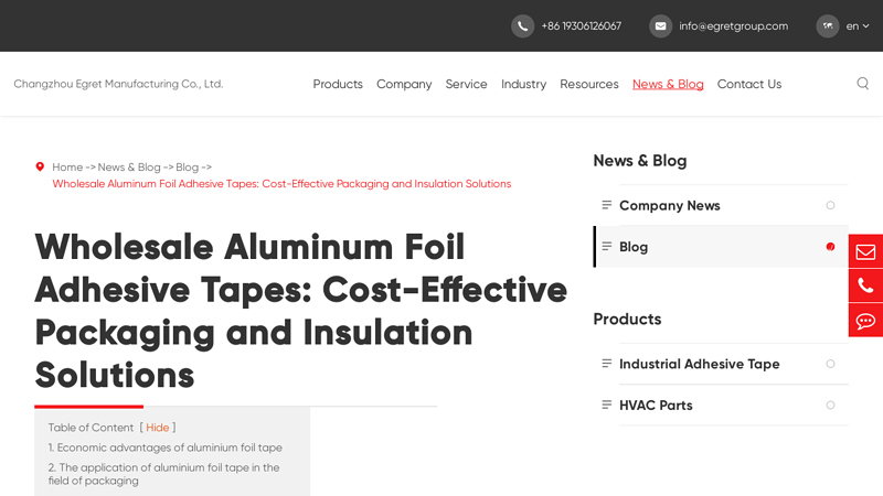 Wholesale Aluminum Foil Adhesive Tapes: Cost Fire Resistant Foil Tape